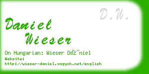 daniel wieser business card